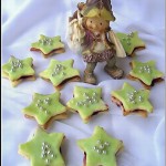 karácsonyi csillagok sütemény